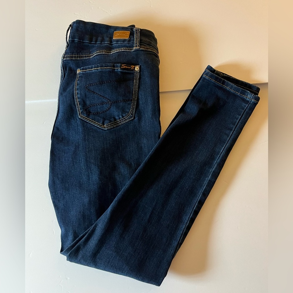 Seven7 Jeans Tummyless High Rise Skinny Size 10